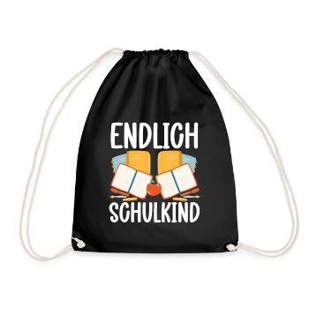 School 1st Grade - Drawstring Bag - black - Front