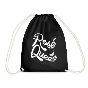 Rosé Wine Glasses Red Wine Vino - Turnbeutel - Schwarz - Vorne