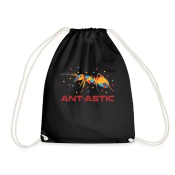 Ant Ants - Drawstring Bag - black - Front