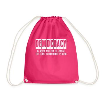 Démocrate Démocratique Élections Démocratie - Sac de sport léger - fuchsia - Devant