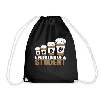 Étudiants Café Etudiant - Sac de sport léger - noir - Devant