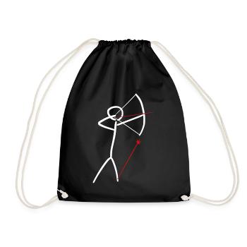 Archery Compound Bow Recurve Bow - Drawstring Bag - black - Front