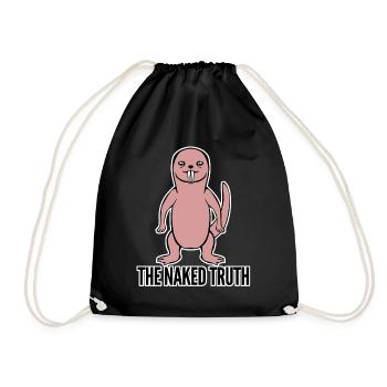 Naked Mole Rat Joke - Turnbeutel - Schwarz - Vorne
