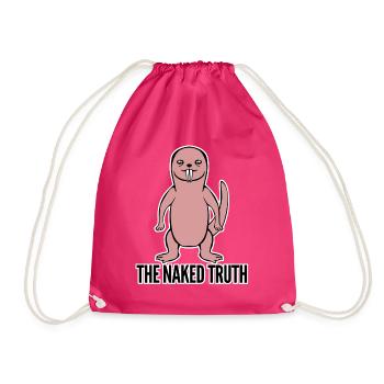 Blague de rat-taupe nu - Sac de sport léger - fuchsia - Devant