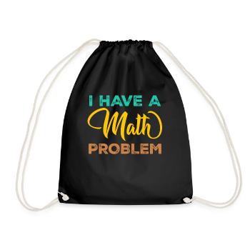 Mathematics Physics Teacher Math Maths - Turnbeutel - Schwarz - Vorne