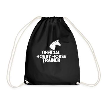 Hobbyhorse Hobby Horse Hobby Horsing - Drawstring Bag - black - Front