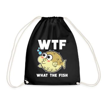 Blague sur le poisson-globe avec le poisson-globe - Sac de sport léger - noir - Devant