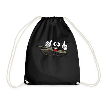 Pouce vers le haut Débardeur - Sac de sport léger - noir - Devant