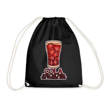 Cola Joke Lemonade - Drawstring Bag - black - Front