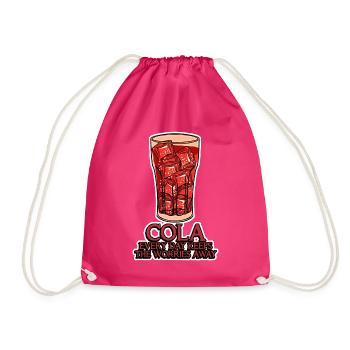 Cola Joke Limonade - Sac de sport léger - fuchsia - Devant