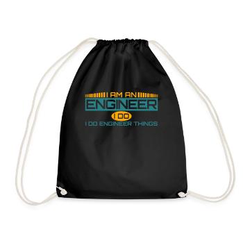 Ingénieur Génie Mécanique - Sac de sport léger - noir - Devant