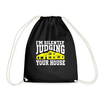 Architect Architecture - Drawstring Bag - black - Front