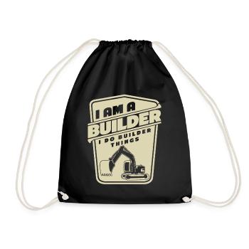 Roadbuilder Roadmaker Road Keeper - Sac de sport léger - noir - Devant