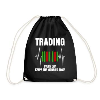 Capitalism Stocks Trader - Turnbeutel - Schwarz - Vorne