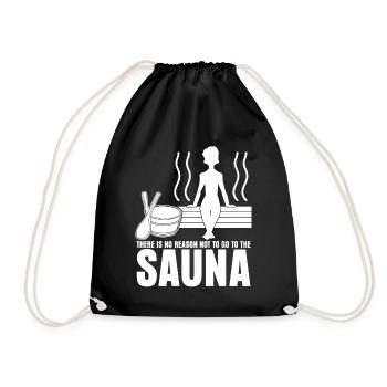 Sauna Spa Thermes Bien-être - Sac de sport léger - noir - Devant