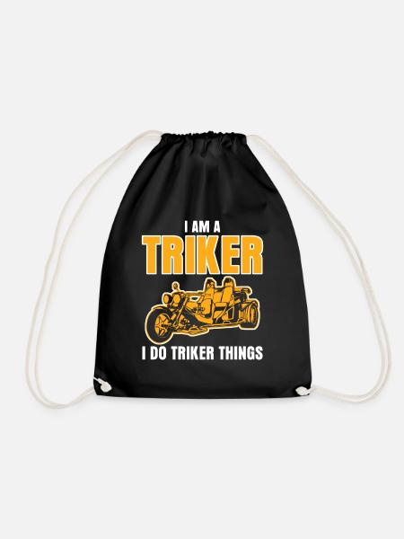 Triker Trike Driver Trikes Motor Trike - Turnbeutel - Schwarz
