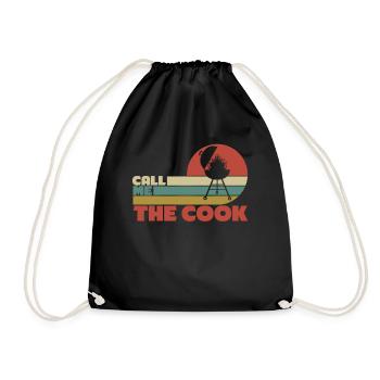Cuisson BBQ Barbecue Poitrine de bœuf Steak - Sac de sport léger - noir - Devant