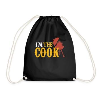 BBQ Cuisinier Barbecue Poitrine de bœuf Steak - Sac de sport léger - noir - Devant