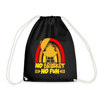 Barbecue, poitrine, viande, steak, BBQ, cuisson - Sac de sport léger - noir - Devant