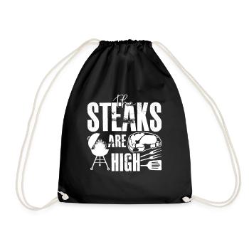 Barbecue Steaks BBQ Cuire Viande - Sac de sport léger - noir - Devant