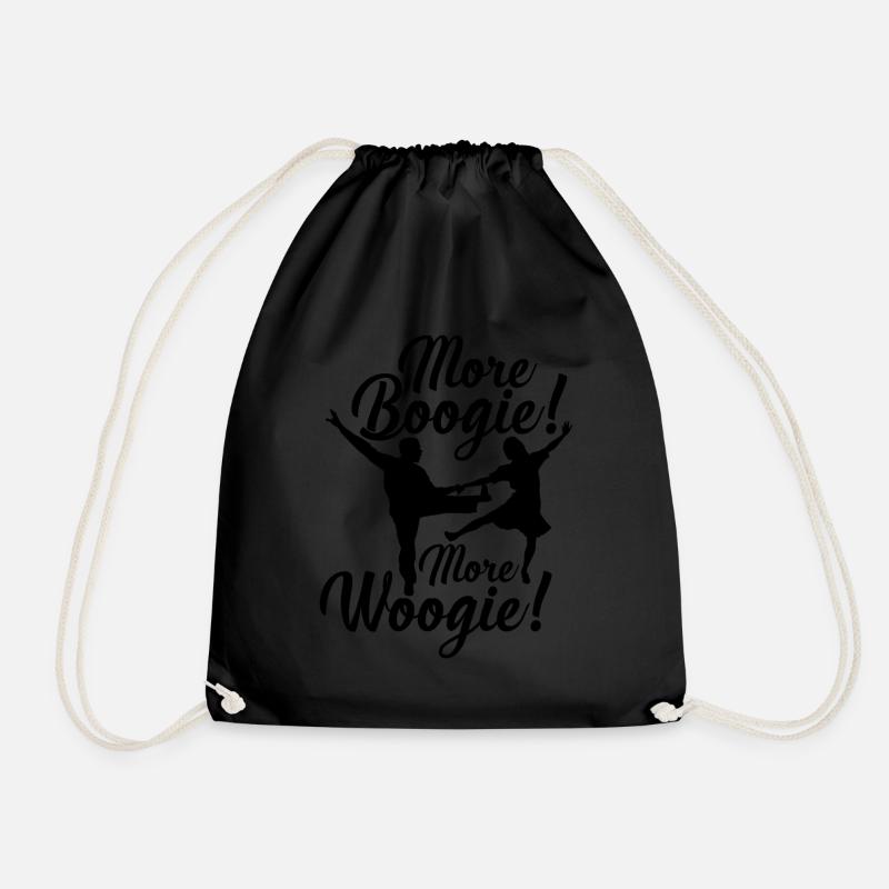 Dancer Boogie Woogie Swing Dancing - Turnbeutel - Schwarz