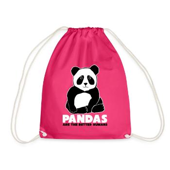 Panda Panda Ours Pandas Géant - Sac de sport léger - fuchsia - Devant