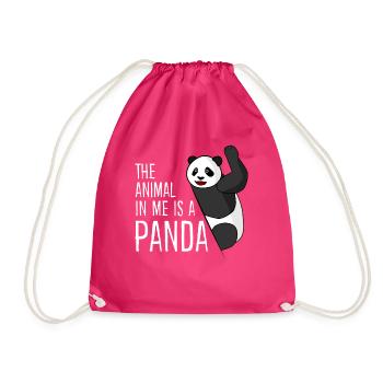Panda Ours Pandas Panda Géant - Sac de sport léger - fuchsia - Devant