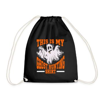 This Is My Ghost Hunting Shirt Paranormal Hunter - Turnbeutel - Schwarz - Vorne