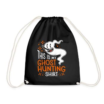 This Is My Ghost Hunting Shirt Paranormal Hunter - Turnbeutel - Schwarz - Vorne