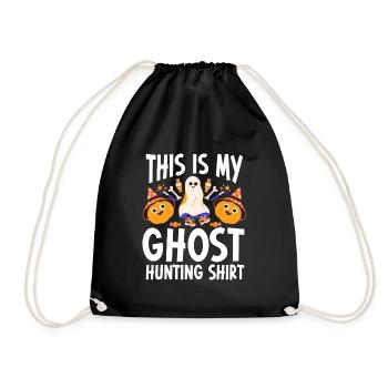 This Is My Ghost Hunting Shirt Paranormal Hunter - Turnbeutel - Schwarz - Vorne