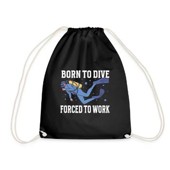 Scuba Diving Diver - Turnbeutel - Schwarz - Vorne