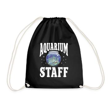 Aquariophile d’aquarium d’aquarium - Sac de sport léger - noir - Devant