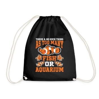 Aquariophile d’aquarium d’aquarium - Sac de sport léger - noir - Devant