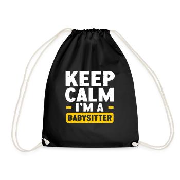 Baby-sitter Babysitting - Sac de sport léger - noir - Devant