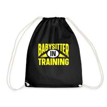 Baby-sitter Babysitting - Sac de sport léger - noir - Devant