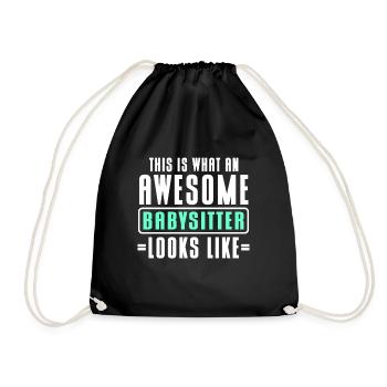 Baby-sitter Babysitting - Sac de sport léger - noir - Devant