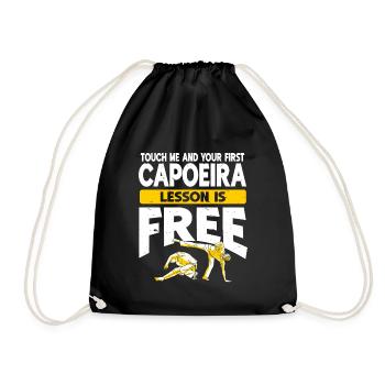 Capoeira Brazil Martial Arts Capoeira - Drawstring Bag - black - Front