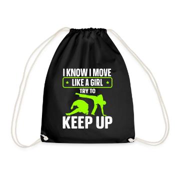 Capoeira Brazil Martial Arts Capoeira - Drawstring Bag - black - Front
