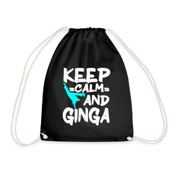 Capoeira Brazil Martial Arts Capoeira - Drawstring Bag - black - Front