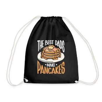 Pancakes Breakfast Food Lover - Drawstring Bag - black - Front