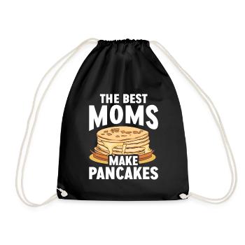 Pancakes Breakfast Food Lover - Drawstring Bag - black - Front