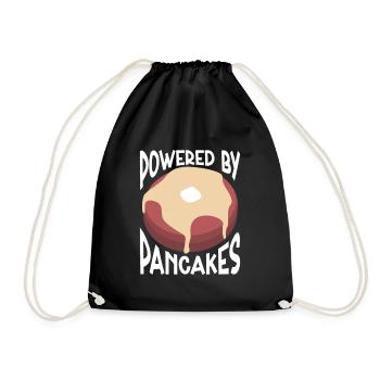 Pancakes Breakfast Food Lover - Drawstring Bag - black - Front