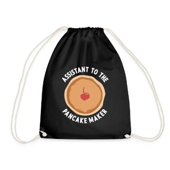 Pancakes Breakfast Food Lover - Drawstring Bag - black - Front