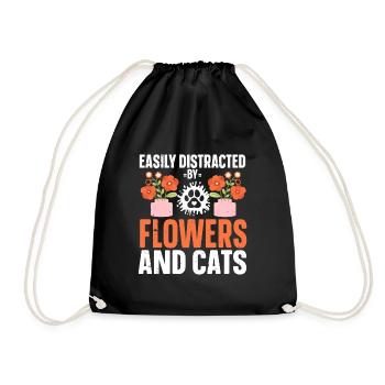 Fleuriste Fleur Florale Fleuristerie - Sac de sport léger - noir - Devant