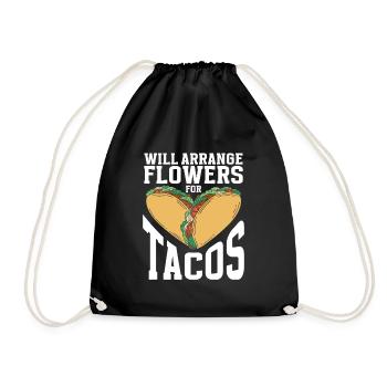 Fleuriste Fleur Florale Fleuristerie - Sac de sport léger - noir - Devant