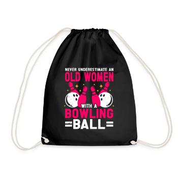 Boule de bowling Bowler - Sac de sport léger - noir - Devant