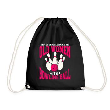 Boule de bowling Bowler - Sac de sport léger - noir - Devant