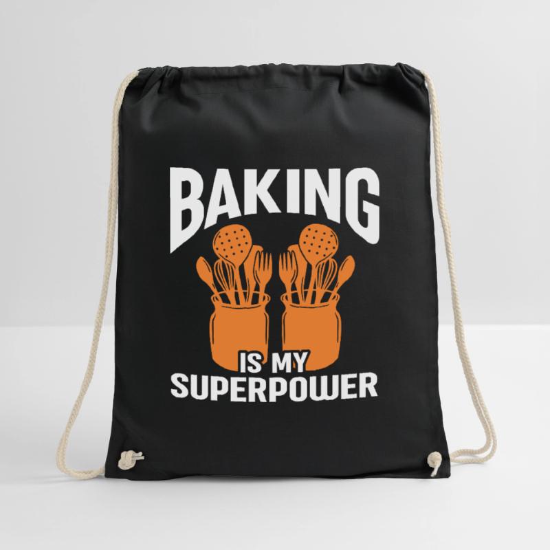 Baking Bakery Baker Drawstring Bag