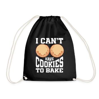 Baking Bakery Baker - Turnbeutel - Schwarz - Vorne