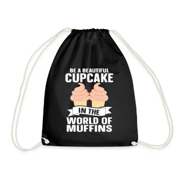 Baking Bakery Baker - Drawstring Bag - black - Front